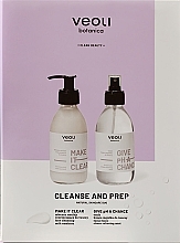 Fragrances, Perfumes, Cosmetics Set - Veoli Botanica Cleanse And Prep (emulsion/200ml + tonic/200ml)