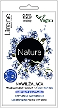 Fragrances, Perfumes, Cosmetics Moisturizing Blueberry Hydrolate Face Mask - Lirene Natura Moisturizing Face Mask