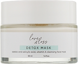 Fragrances, Perfumes, Cosmetics Face Cleansing Detox Mask - Love&Loss Detox Mask