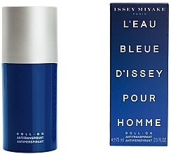 Fragrances, Perfumes, Cosmetics Issey Miyake Leau Bleue Dissey pour homme - Roll-On Deodorant