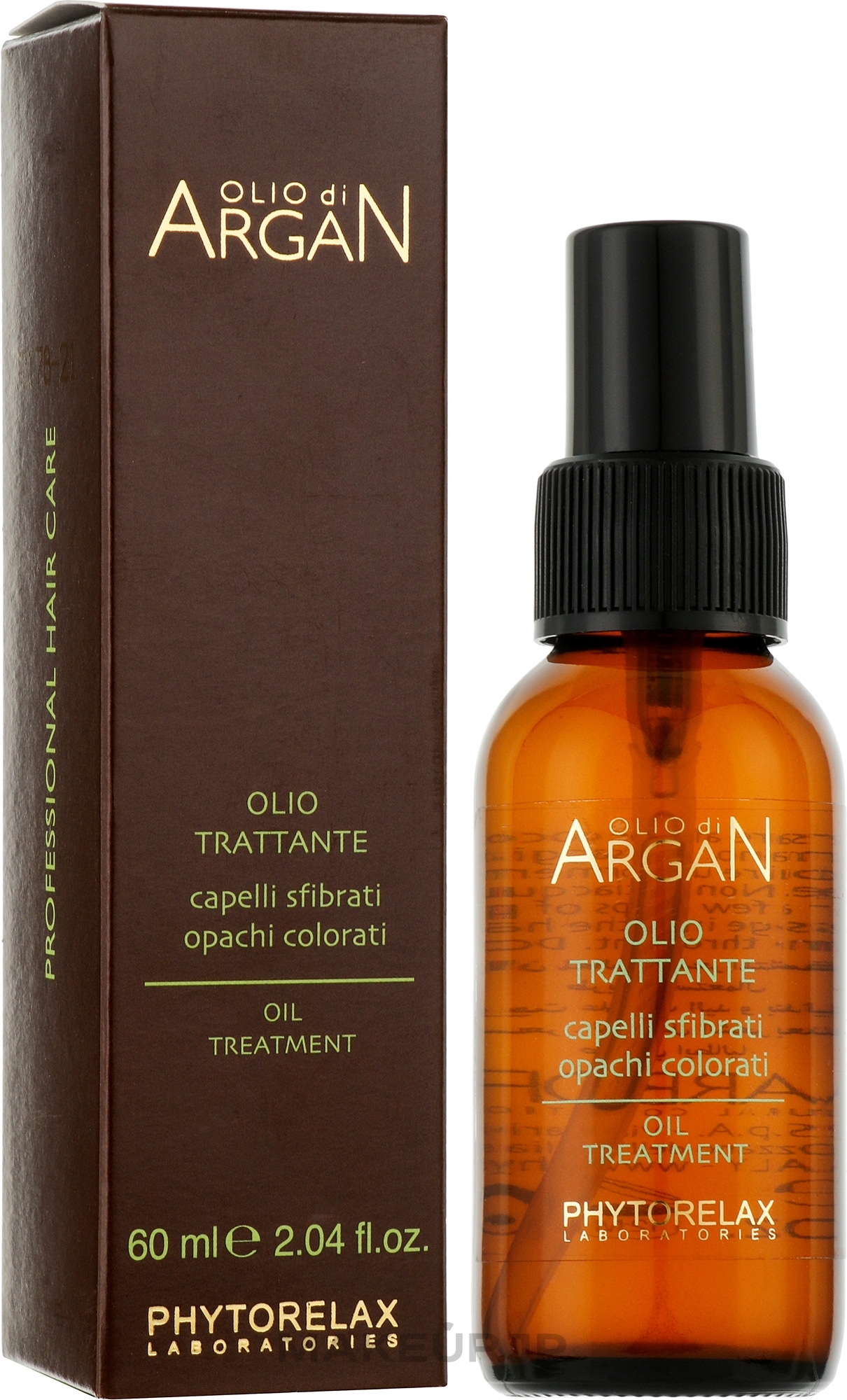 Nourishing Hair Oil - Phytorelax Laboratories Olio di Argan Oil Treatment — photo 60 ml