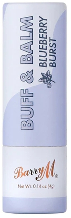 Blueberry Lip Balm Scrub - Barry M Buff & Balm Blueberry Burst — photo N1
