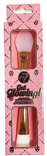 Mask Application Double Brush - W7 Get Glowing! Double Mask Brush — photo N2