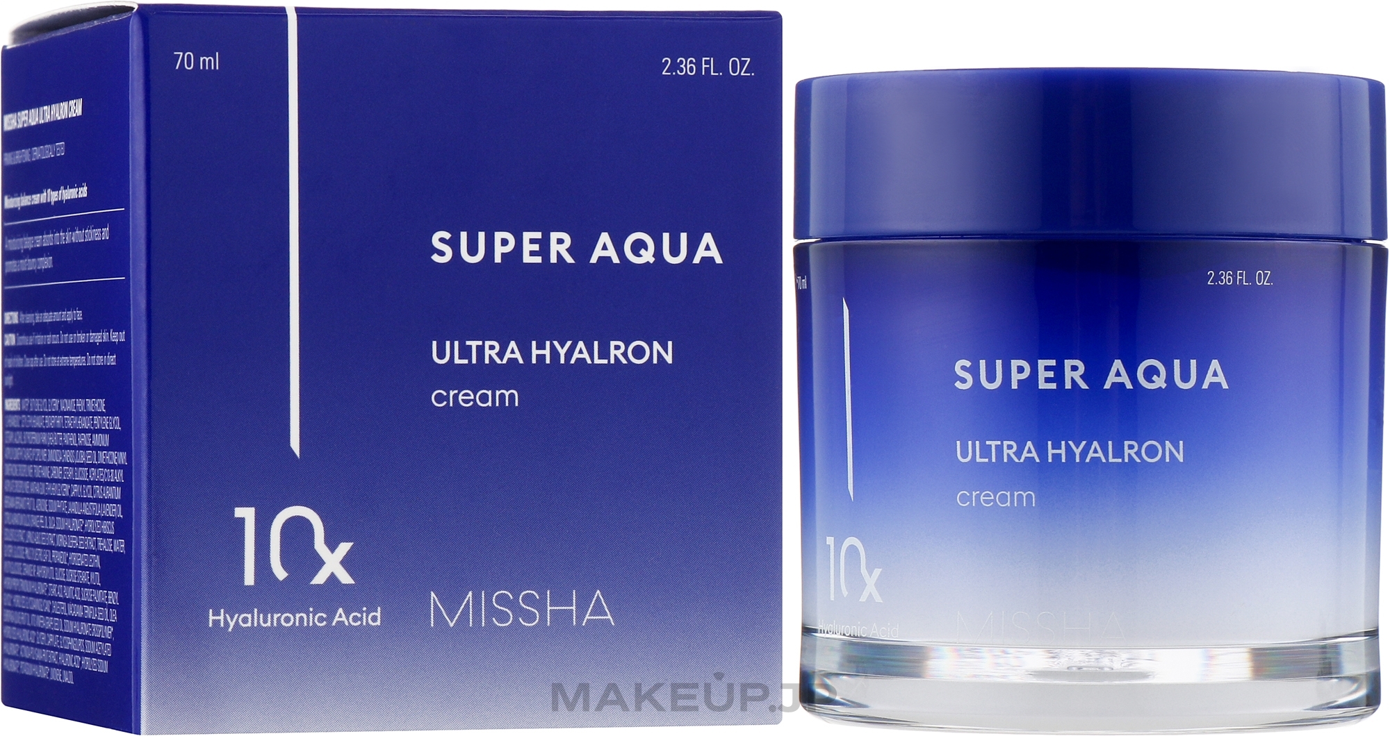 Moisturizing Face Cream - Missha Super Aqua Ultra Hyalron Cream — photo 70 ml