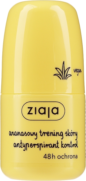 Antiperspirant - Ziaja Ananasowy Trening Skory Antyperspirant Kontrol — photo N1