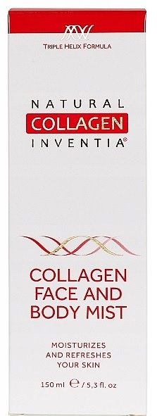 Face & Body Collagen Mist - Natural Collagen Inventia Face And Body Mist — photo N2