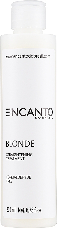 Straightening Treatment for Blonde Hair - Encanto Do Brasil Blonde Straightening Treatment — photo N1