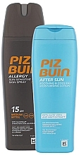 Fragrances, Perfumes, Cosmetics Set - Piz Buin Allergy Sun Sensitive Skin Spray SPF15 Kit (b/spray/200ml + b/lot/200ml)