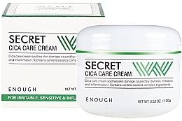 Fragrances, Perfumes, Cosmetics Centella Asiatica Extract Healing Face Cream  - Enough Secret W Cica Care Cream