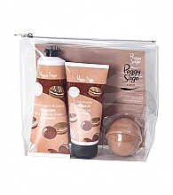 Fragrances, Perfumes, Cosmetics Set - Peggy Sage Macaroon (sh/gel/100ml + b/cr/125ml + bath bomb/75g + bag)