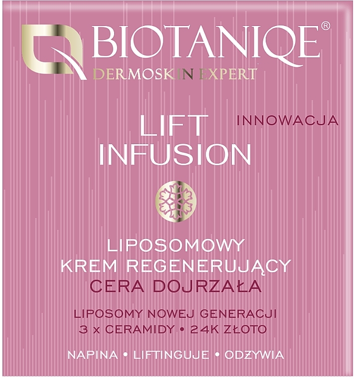 Liposomal Regenerating Cream 70+ - Biotaniqe Lift Infusion Regenerating Cream — photo N1