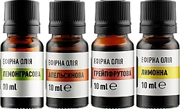 Essential Oil Set 'Juicy Citrus' - Flora Secret (oil/4x10ml) — photo N2