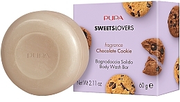 Fragrances, Perfumes, Cosmetics Soap 'Chocolate Cookie' - Pupa Sweets Lovers Body Wash Bar Chocolate Cookie