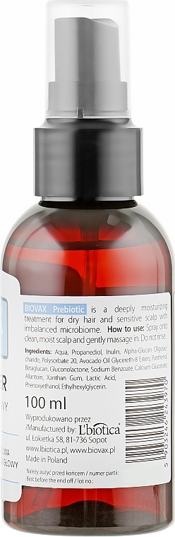 Scalp Tonic - Biovax Prebiotic Scalp Toner — photo N2