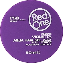 Fragrances, Perfumes, Cosmetics Watery Hair Wax - RedOne Aqua Hair Gel Wax Full Force Violetta