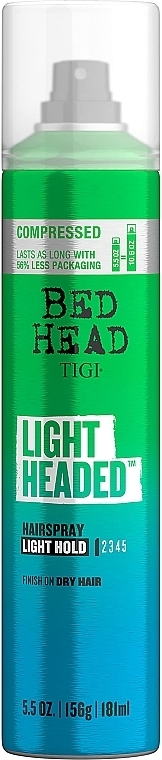 Light Hold Hair Spray - Tigi Bed Head Light Headed Hairspray Light Hold 1 — photo N1