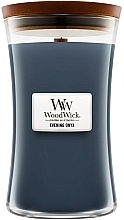 Fragrances, Perfumes, Cosmetics Scented Candle in Glass - WoodWick Hourglass Candle Evening Onyx 