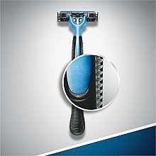 Disposable Shaving Razor Set, 3 pcs - Gillette Blue 3 — photo N5