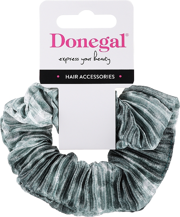 Hair Tie FA-5641+1, green - Donegal — photo N1