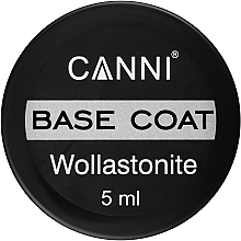 Fragrances, Perfumes, Cosmetics Repairing Base Coat, 5 ml - Canni Wollastonite Base Coat 