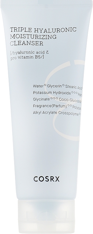 Moisturizing Face Cleansing Foam - Cosrx Hydrium Triple Hyaluronic Moisture Cleanser — photo N1