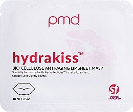 Fragrances, Perfumes, Cosmetics Moisturizing Lip Mask - PMD Beauty Hydrakiss Bio-Cellulose Anti-Aging Lip Sheet Mask