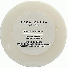 Fragrances, Perfumes, Cosmetics Shaving Soap Bar - Acca Kappa White Moss Shaving Soap