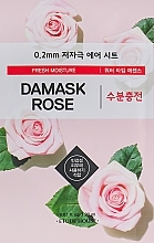 Fragrances, Perfumes, Cosmetics Ultra Thin Damask Rose Face Mask - Etude House Therapy Air Mask Damask Rose