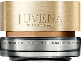 Fragrances, Perfumes, Cosmetics Night Face Cream for Normal & Dry Skin - Juvena Regenerate & Restore Night Cream Normal to Dry Skin