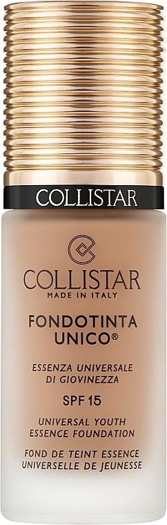 Youth Essence Face Foundation - Collistar Fondotinta Unico Universal Youth Essence SPF 15 — photo N1