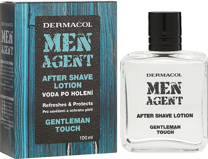 After Shave Lotion - Dermacol Men Agent After Shave Lotion Gentleman Touch — photo N1