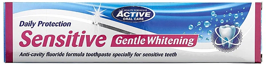 Sensitive teeth Whitening Toothpaste - Beauty Formulas Whitening Toothpaste Sensitive — photo N1