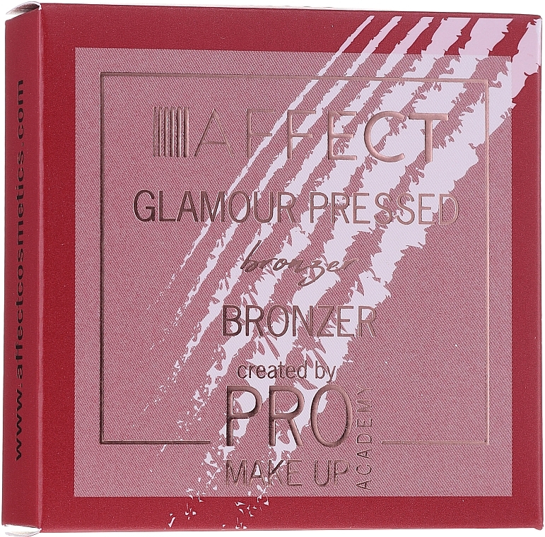 Face Bronzer - Affect Cosmetics Pro Make Up Academy Glamour Bronzer Prasowany — photo N2