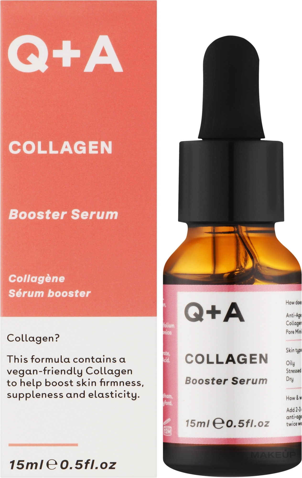 Collagen Face Serum - Q+A Collagen Booster Serum — photo 15 ml