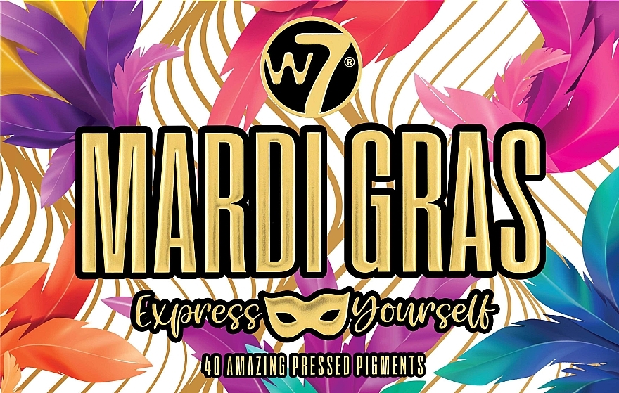 Eyeshadow Palette - W7 Mardi Gras Eyeshadow Palette — photo N3