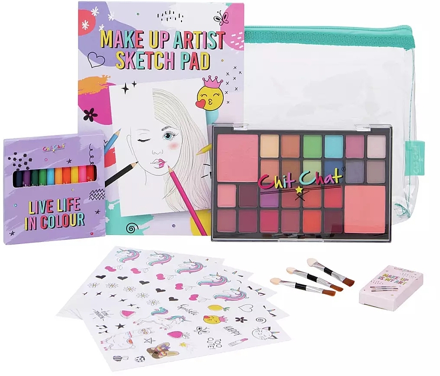 Set, 12 products - Chit Chat Make Up Artist Set — photo N1