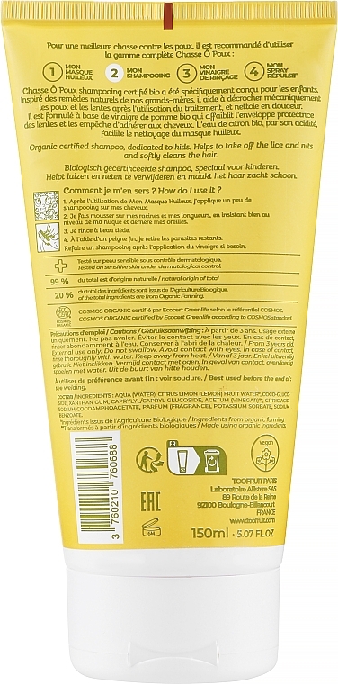 Kids Lice Hunt Shampoo - Toofruit Lice Hunt Shampoo — photo N2