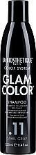 Anti-Yellow Shampoo for Grey Hair - La Biosthetique Glam Color Shampoo Steel Gray .11 — photo N1