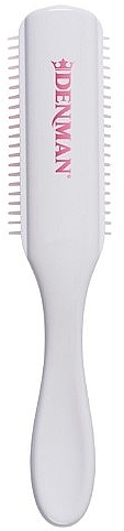 D3 Hair Brush, grey and pink - Denman Original Styler 7 Row Cherry Blossom — photo N3