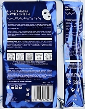 Face Mask + Serum - Czyste Piekno Hydro Mask Cloth Face Intensive Hydrating + Serum — photo N8