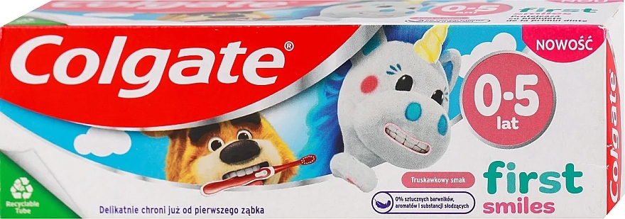 First Smile Baby Toothpaste, 0-5 years - Colgate Kids First Smiles Toothpaste — photo N2