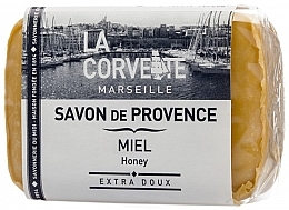 Fragrances, Perfumes, Cosmetics Provencal Soap "Honey" - La Corvette Provence Soap Honey