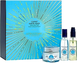 Fragrances, Perfumes, Cosmetics Set - L'Occitane Shea Butter Karite Visage (oil/30 ml + toner/30ml + cr/50ml)