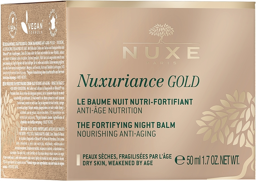 Nourishing Night Balm - Nuxe Nuxuriance Gold Nutri-Fortifying Night Balm — photo N2