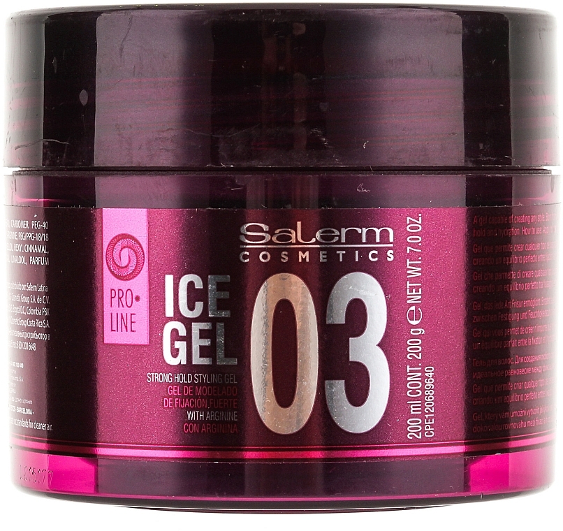 Hair Gel - Salerm Pro Line Ice Gel — photo N1