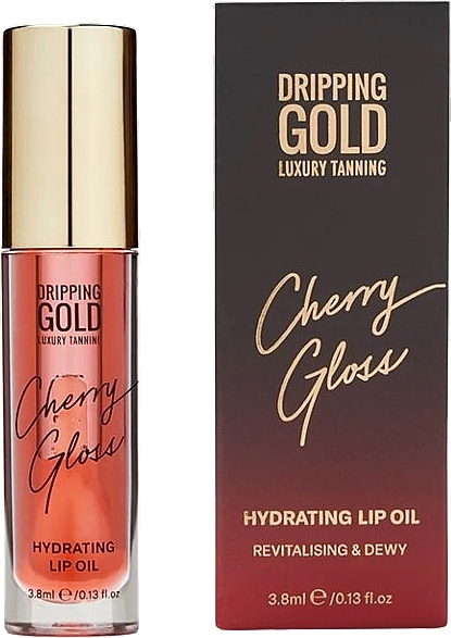 Moisturizing Lip Oil - Sosu by SJ Dripping Gold Luxury Tanning Hydrating Lip Oil — photo N1