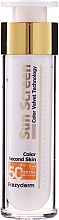 Fragrances, Perfumes, Cosmetics Facial Sun Cream - Frezyderm Sun Screen Color Velvet Face Cream SPF 50+