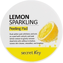 Peeling Cotton Pad - Secret Key Lemon Sparkling Peeling Pad — photo N3
