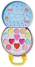 Makeup Set in Small Blue Case - Martinelia Yummy Donut Worry Beauty Set Tin — photo N1