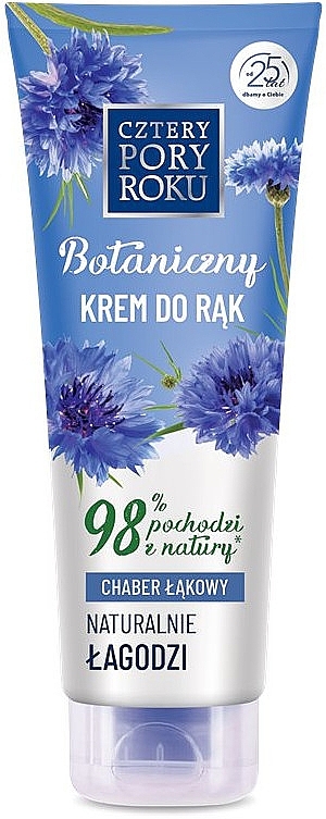 Soothing Cornflower Hand Cream - Cztery Pory Roku Botanical Soothing Hand Cream — photo N1